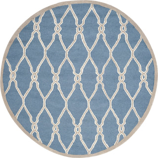 Safavieh Cambridge 352 Navy/Ivory Area Rug Round