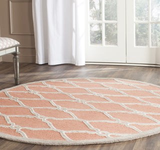 Safavieh Cambridge 352 Coral/Ivory Area Rug Room Scene