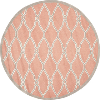 Safavieh Cambridge 352 Coral/Ivory Area Rug Round