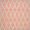 Safavieh Cambridge 352 Coral/Ivory Area Rug Square