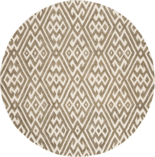 Safavieh Cambridge 401 Ivory/Grey Area Rug Round