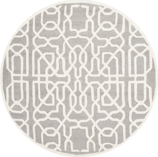 Safavieh Cambridge 570 Silver/Ivory Area Rug Round