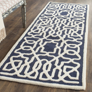 Safavieh Cambridge 570 Navy/Ivory Area Rug Room Scene