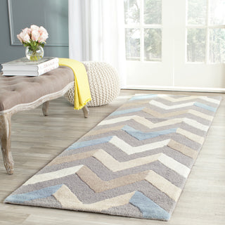 Safavieh Cambridge 580 Grey/Ivory Area Rug Room Scene