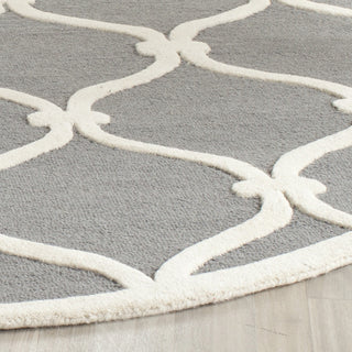 Safavieh Cambridge 710 Dark Grey/Ivory Area Rug Detail