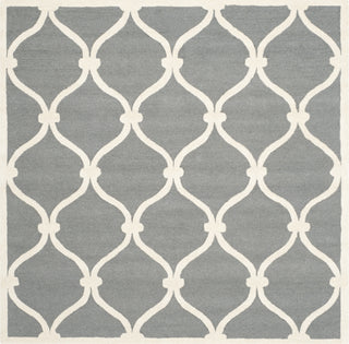 Safavieh Cambridge 710 Dark Grey/Ivory Area Rug Square