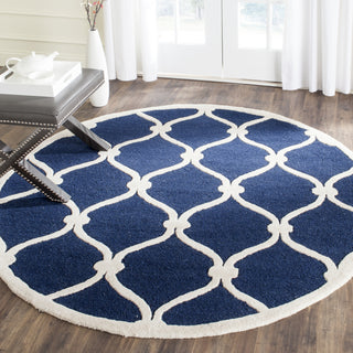 Safavieh Cambridge 710 Navy/Ivory Area Rug Room Scene