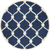 Safavieh Cambridge 710 Navy/Ivory Area Rug Round
