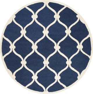 Safavieh Cambridge 710 Navy/Ivory Area Rug Round