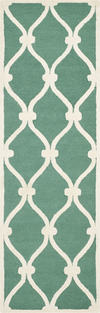 Safavieh Cambridge 710 Teal/Ivory Area Rug Runner