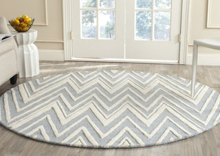 Safavieh Cambridge 711 Blue/Ivory Area Rug Room Scene Feature