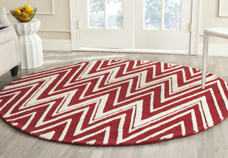 Safavieh Cambridge 711 Red/Ivory Area Rug Room Scene