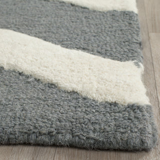 Safavieh Cambridge 714 Dark Grey/Ivory Area Rug Detail