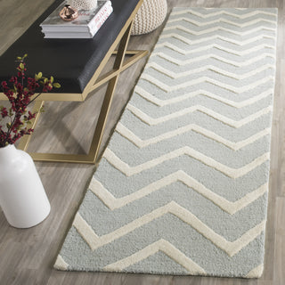 Safavieh Cambridge 714 Grey/Ivory Area Rug Room Scene Feature