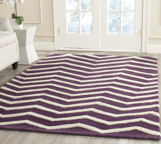 Safavieh Cambridge 714 Purple/Ivory Area Rug Room Scene Feature