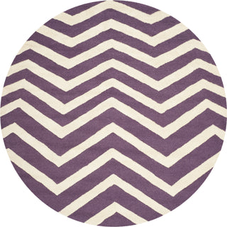 Safavieh Cambridge 714 Purple/Ivory Area Rug Round