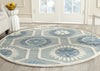 Safavieh Cambridge 715 Blue/Ivory Area Rug Room Scene Feature