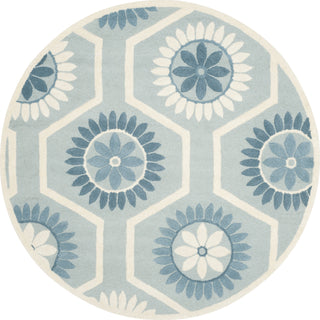 Safavieh Cambridge 715 Blue/Ivory Area Rug Round