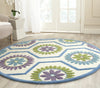Safavieh Cambridge 716 Ivory/Blue Area Rug Room Scene