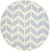 Safavieh Cambridge 718 Blue/Ivory Area Rug Round