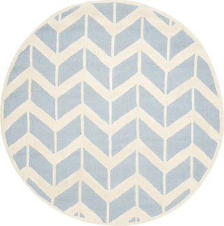 Safavieh Cambridge 718 Blue/Ivory Area Rug Round