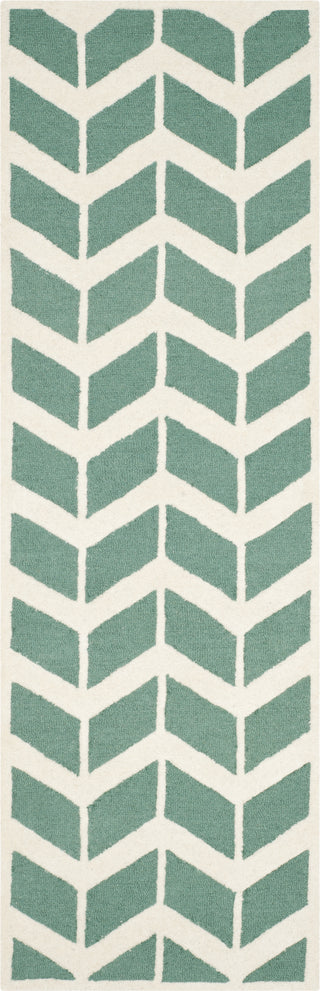 Safavieh Cambridge 718 Teal/Ivory Area Rug Runner