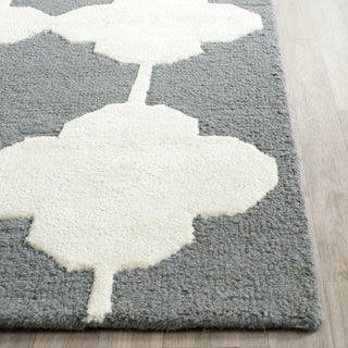 Safavieh Cambridge 719 Dark Grey/Ivory Area Rug Detail