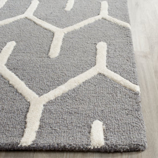 Safavieh Cambridge 720 Dark Grey/Ivory Area Rug Detail