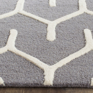 Safavieh Cambridge 720 Dark Grey/Ivory Area Rug Detail