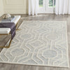 Safavieh Cambridge 726 Light Blue/Ivory Area Rug Room Scene Feature