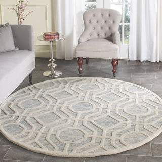 Safavieh Cambridge 726 Light Blue/Ivory Area Rug Room Scene