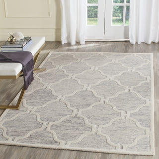 Safavieh Cambridge 727 Light Grey/Ivory Area Rug Room Scene Feature