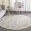 Safavieh Cambridge 728 Light Blue/Ivory Area Rug Room Scene Feature
