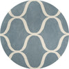 Safavieh Cambridge 730 Light Blue/Ivory Area Rug Round