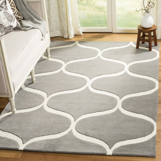 Safavieh Cambridge 730 Dark Grey/Ivory Area Rug Room Scene Feature