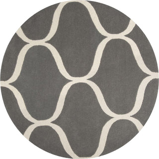 Safavieh Cambridge 730 Dark Grey/Ivory Area Rug Round