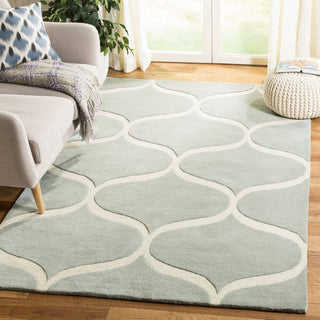 Safavieh Cambridge 730 Grey/Ivory Area Rug Room Scene Feature