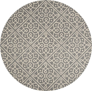 Safavieh Cambridge 731 Dark Grey/Ivory Area Rug Round