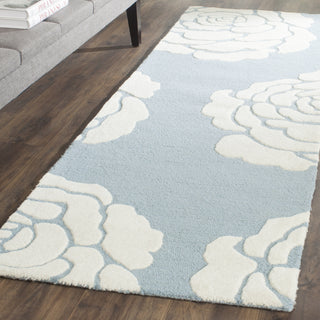 Safavieh Cambridge 782 Blue/Ivory Area Rug Room Scene