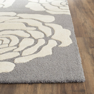 Safavieh Cambridge 782 Dark Grey/Ivory Area Rug Detail