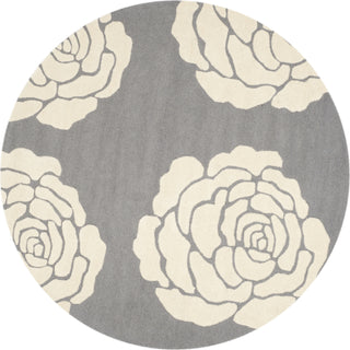 Safavieh Cambridge 782 Dark Grey/Ivory Area Rug Round