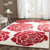 Safavieh Cambridge 782 Ivory/Red Area Rug Room Scene Feature