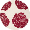 Safavieh Cambridge 782 Ivory/Red Area Rug Round