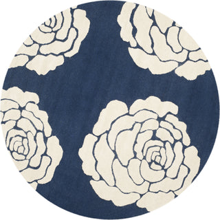 Safavieh Cambridge 782 Navy/Ivory Area Rug Round