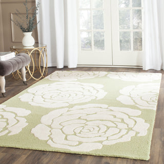 Safavieh Cambridge 782 Lime/Ivory Area Rug Room Scene Feature