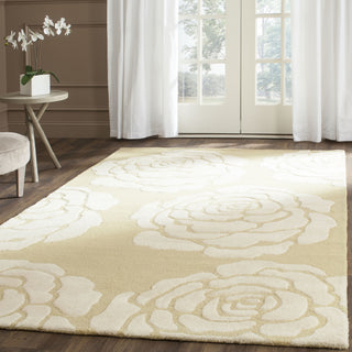 Safavieh Cambridge 782 Light Gold/Ivory Area Rug Room Scene Feature