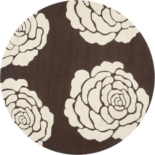 Safavieh Cambridge 782 Brown/Ivory Area Rug Round