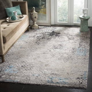 Safavieh Centennial CEN120 Light Blue Area Rug Room Scene Feature