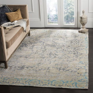 Safavieh Centennial CEN140 Grey/Blue Area Rug Room Scene Feature