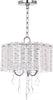 Safavieh Harlyn 3 Light 135-Inch Dia Chandelier Clear/Chrome Lamp Mirror 